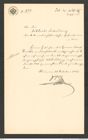 k.k. naturhistorisches Hofmuseum, Intendanzakten 1885-1896 (Hauer), Aktenzahl Z.406/1887, Seite 1